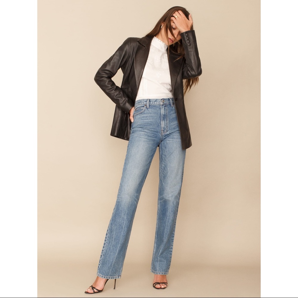 NWT Reformation Zoe Relaxed Fit Jeans